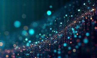 Abstract graphic representing AI data analysis for dynamic hotel pricing